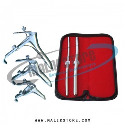 Hegar uterine dilator set 2pieces 7-8, 11-12, grave 3pcs